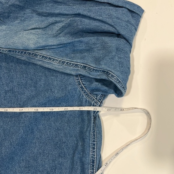 Nutcracker - holiday chambray button up, large - Picture 6 of 7